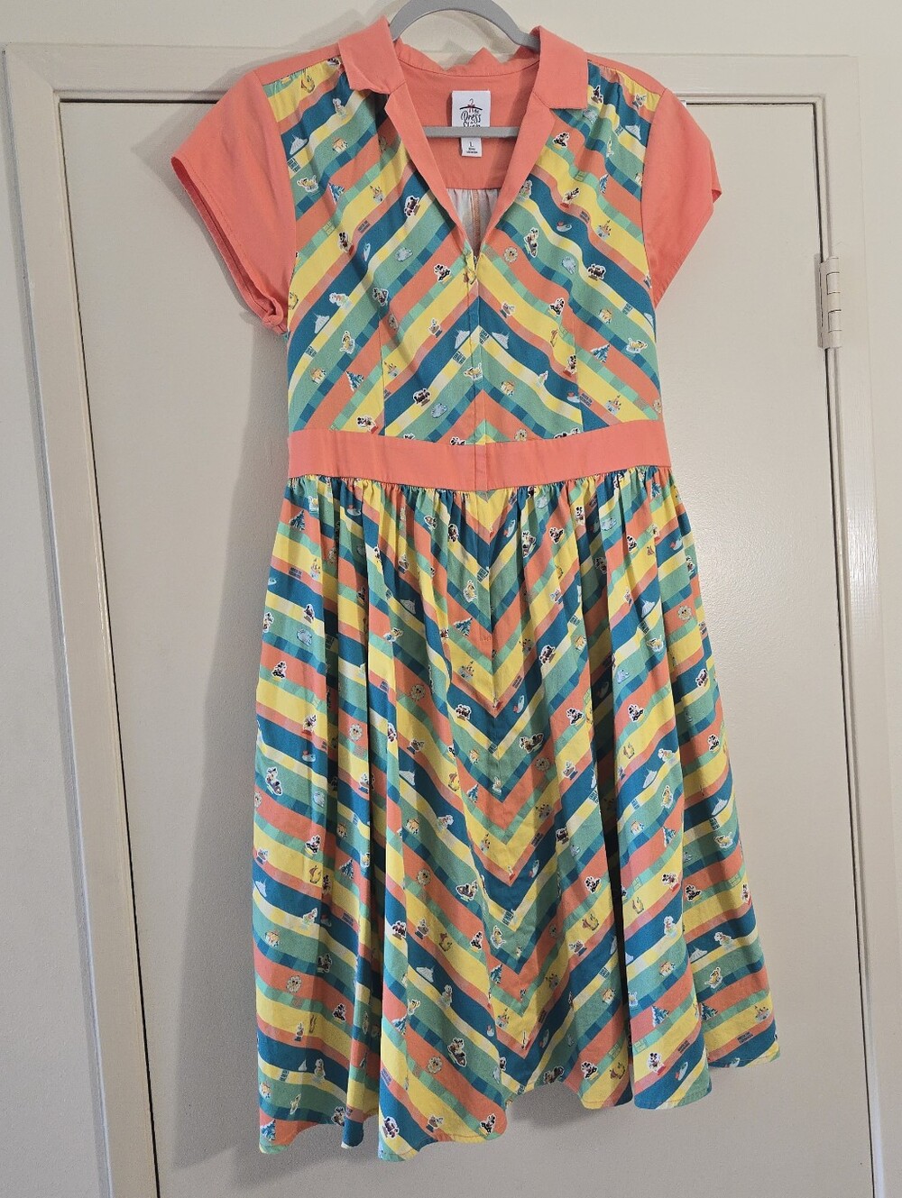 Disneyland Resort Play In The Park Disney Dress Shop Dress Size Large
